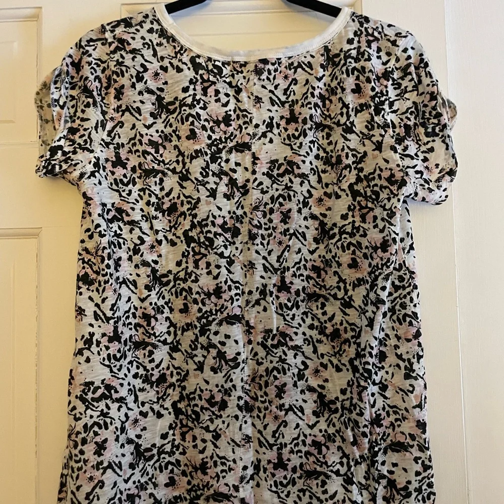 NWT Free People short sleeve cotton tee, M - Picture 3 of 5